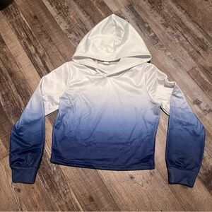 PixieGirl White and Blue gradient Hoodie
